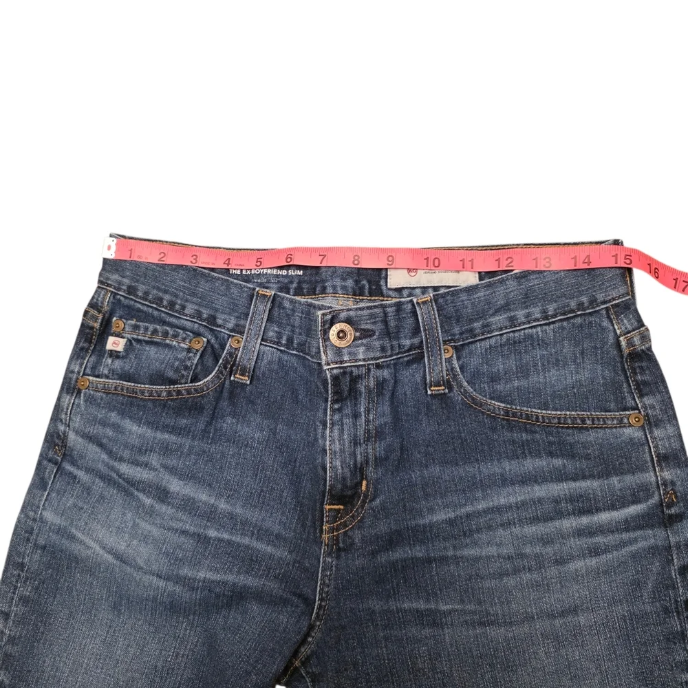 AG Goldschmied Ex-boyfriend Slim Crop Jeans Size 28 R - Picture 11 of 15